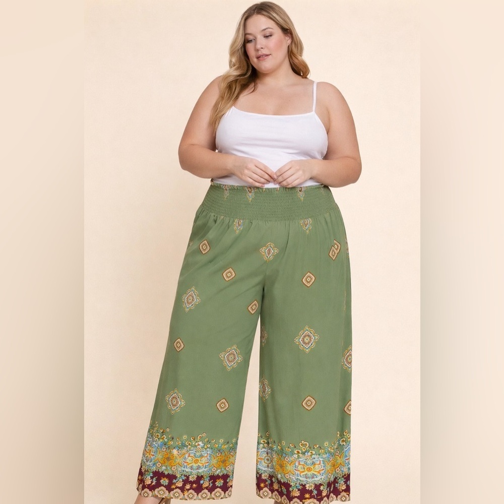Active USA Boho Wide Leg Pants – NWT - Size 2XL